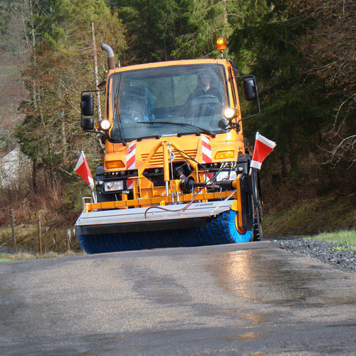 LKW-montierter Kehrsauger - VKS - Aebi Schmidt - für Lademaschinen / für Traktor / Straßen