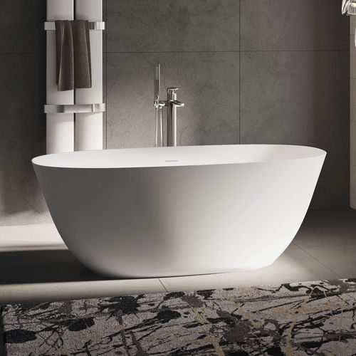 Ovale Badewanne - DATURA - Relax - freistehend / für Wohnungen / Mineralwerkstoff