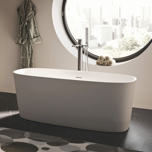 Ovale Badewanne - NEMESIA - Relax - freistehend / für Wohnungen / Mineralwerkstoff