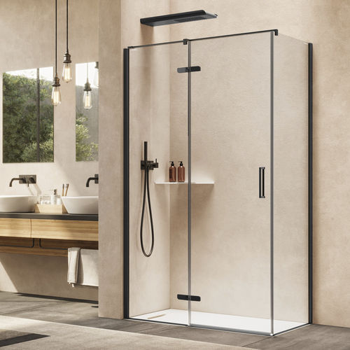 Glas-Duschkabine - CARDINE AF + F3 - Relax - mit Flügeltür / für Eckeinbau / für Gewerbegebrauch