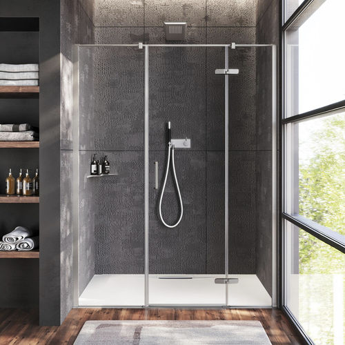 Glas-Duschkabine - CARDINE AC - Relax - mit Pendeltür / stationär / für Nischen