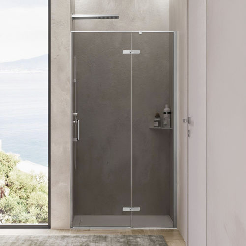 Glas-Duschkabine - CARDINE B1 - Relax - mit Pendeltür / für Nischen / Transparentglas