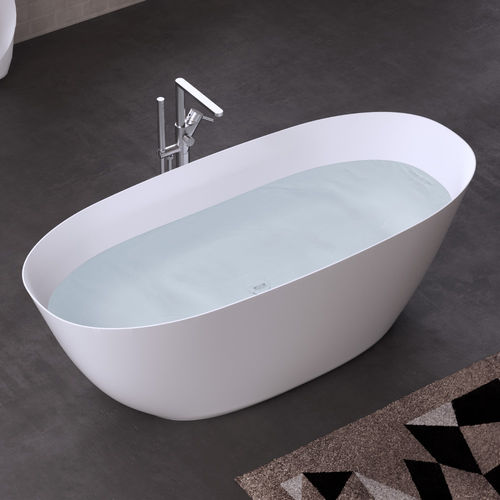 Ovale Badewanne - SKILL - Geromin - für Eckeinbau / freistehend / für Wohnungen