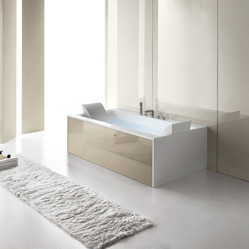Badewanne für Eckeinbau - SENSUAL - Geromin - freistehend / eingebaut / für Wohnungen