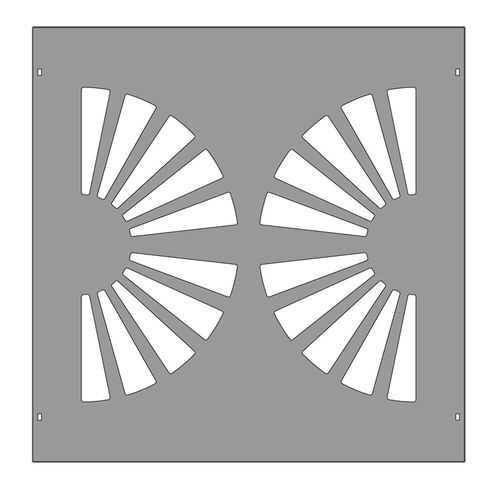 Plattenzaun - PAN.24 - CITYSì - Garten / für öffentliche Bereiche / für Sportplätze