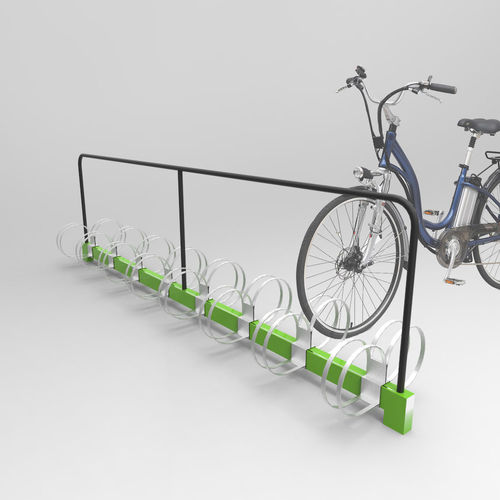 Bodenstehender Fahrradständer - VILLE - CITYSì - gesichert / horizontal / vertikal