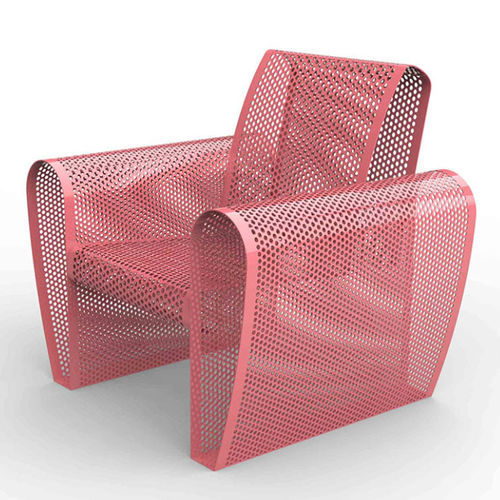 Sofa / minimalistisches Design - VANITY - CITYSì - für Außenbereich / für Garten / Lochblech