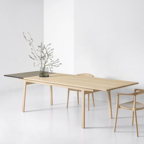 Moderner Tisch - MAISA - Mobimex - Massivholz / NTM Fenix® / rechteckig