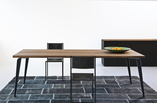 Moderner Tisch - LX - Mobimex - Metall / Gestell aus Metall / rechteckig