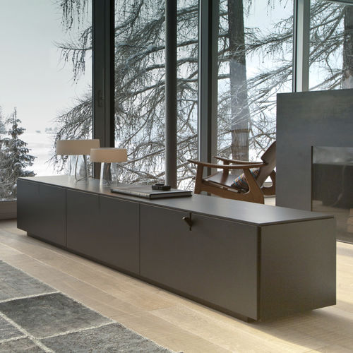 Modernes Sideboard - NEXT - Mobimex - Holz / schwarz