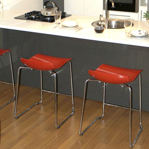 Moderner Barhocker - X-TREME - PAPATYA - Polycarbonat / Gestell aus Stahl / stapelbar
