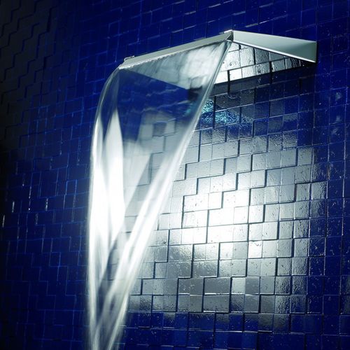 Wandmontierter Duschkopf - ARETHUSA - TENDER RAIN - rechteckig / Wasserfall