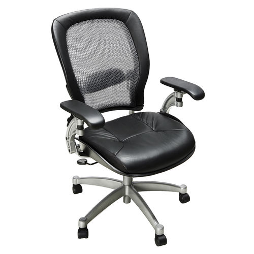 Moderner Bürosessel - HARMONY - Versa Products - Maschen / Leder / schrägstellbar