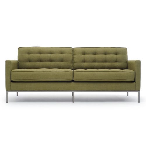 Modernes Sofa - LOBBY LOVESEAT - Versa Products - Stoff / Leder / mit abnehmbarem Kissen