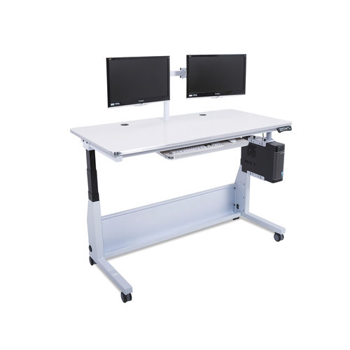 Moderner Schreibtisch - EDISON ELECTRIC - Versa Products - Laminat / mit Überhang / modulierbar