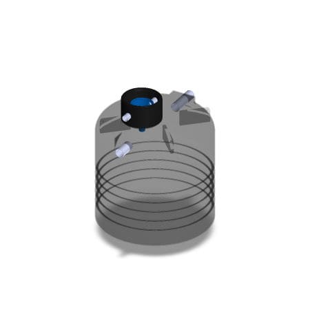 Wasserspeichertank - CUVPE - Saint Dizier Environnement - erdverlegt / Polyethylen
