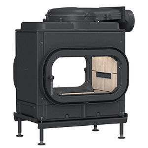 Holz-Kaminofen - HKD 8 - BRUNNER - 9 kW / bodenstehend / doppelseitig