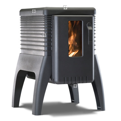 Holz-Kaminofen - IRON DOG N°2  - Iron Dog - modern / Gusseisen
