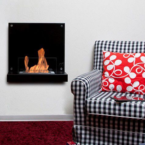 Bioethanol-Kamin - VELONA - Bio-Blaze® - wandmontiert / Einseitig / offene Feuerstelle