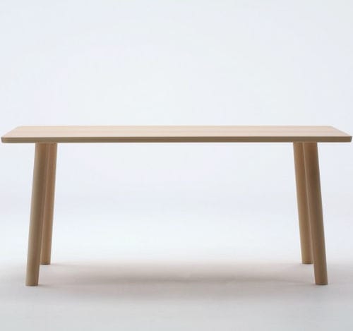 Moderner Tisch - HIROSHIMA 1955-34 - Maruni - Eiche / Nussbaum / Buche