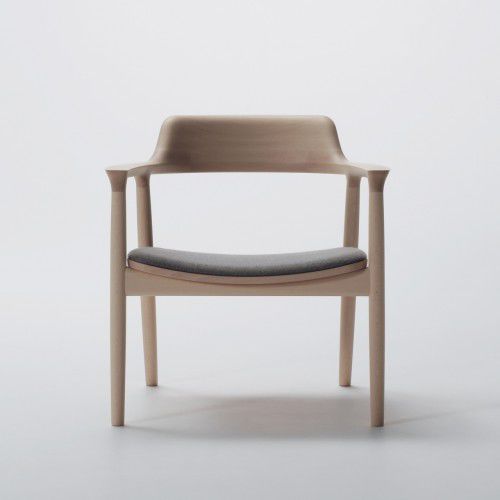 Moderner Sessel - HIROSHIMA 4059-31  - Maruni - Leder / Stoff / Buche