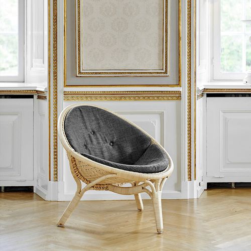 Moderner Sessel - Rana - Sika-Design - Stoff / Rattan / Korbweide