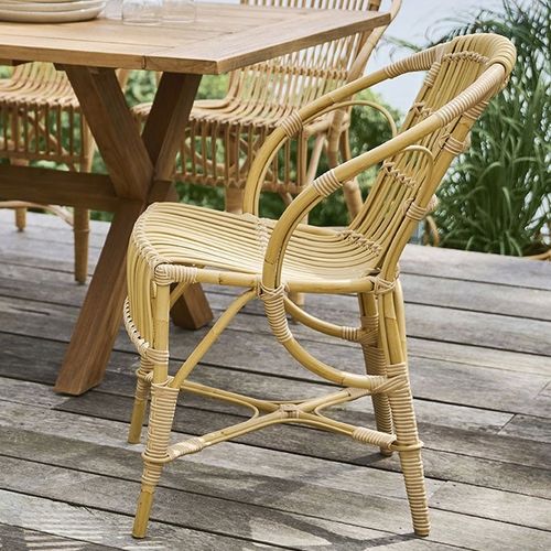 Moderner Esszimmerstuhl - Robert  - Sika-Design - für Garten / für den Innenraum / Rattan