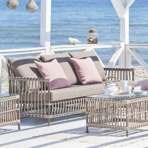 Modernes Sofa - Caroline - Sika-Design - für Garten / Stoff / mit abnehmbarem Kissen