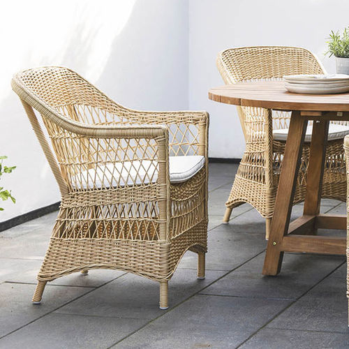 Klassischer Stuhl - Charlot - Sika-Design - für Garten / Stoff / Synthetikfaser