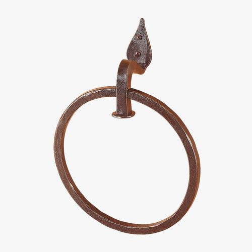 Ring-Handtuchhalter - FT324 - IL Forgiato - wandmontiert / Schmiedeeisen / schwarz