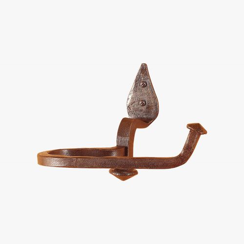 Wandmontierter WC-Rollenhalter - FT325 - IL Forgiato - Eisen / schwarz / für Privatgebrauch