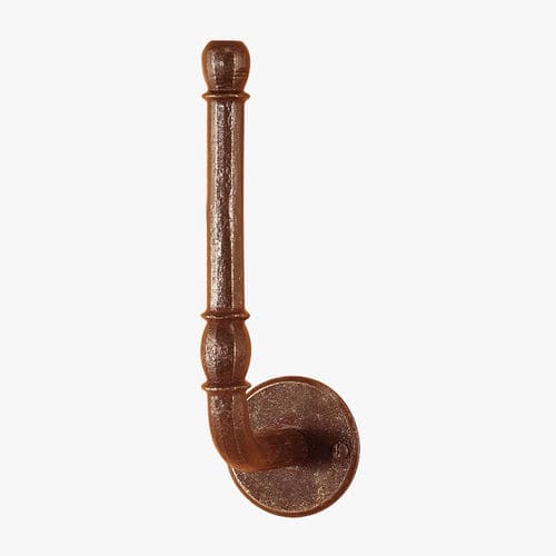 Wandmontierter WC-Rollenhalter - FT352 - IL Forgiato - Eisen / schwarz / für Privatgebrauch