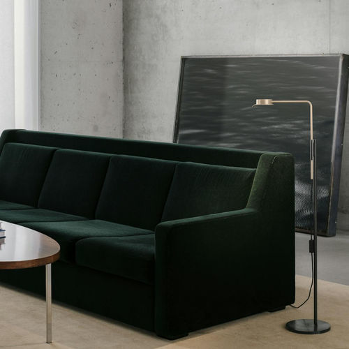 Stehleuchte - w102 Chipperfield - Wastberg - Messing / Stahl / modern