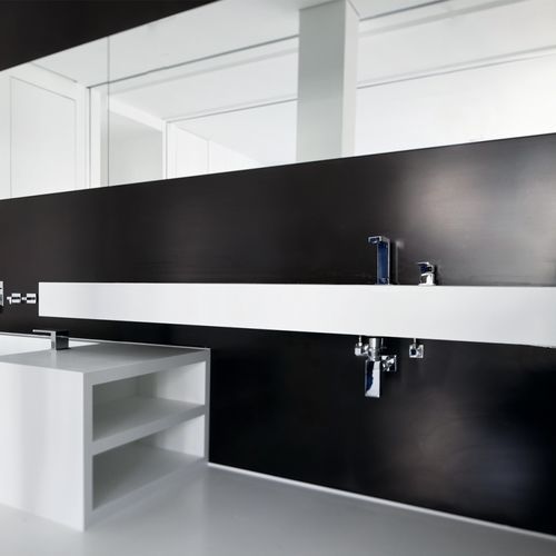Corian®-Waschtischplatte - WASH­STANDS - Hasenkopf - maßgefertigt