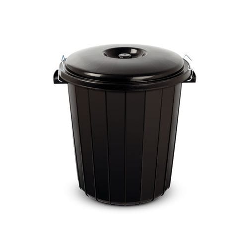 Park-Abfallbehälter - RONDO - ROSSIGNOL - Recyclingkunststoff / mit Deckel / für Außenbereich