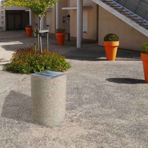 Beton-Aschenbecher - OLYMPE - ROSSIGNOL - für Straße / für öffentliche Einrichtungen / für Strand