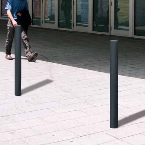 Sicherheitspfosten - TENOR  - ROSSIGNOL - stationär / pulverbeschichteter Stahl / hoch