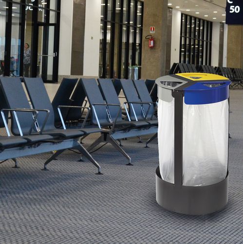 Abfallsack-Halter / Park - CITWIN ESSENTIEL - ROSSIGNOL - System / bodenstehend / pulverbeschichteter Stahl
