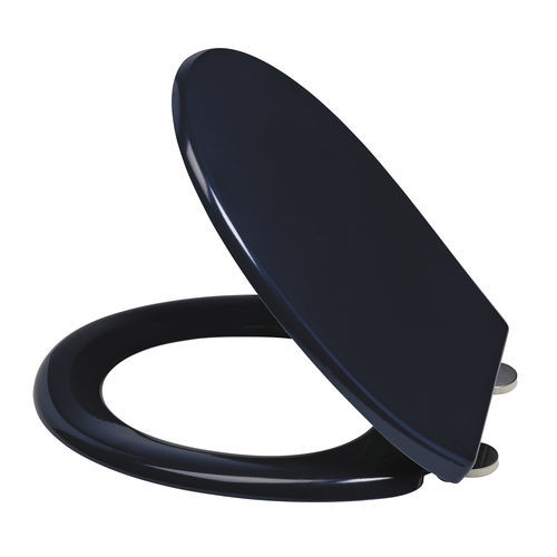 Antibakterieller Toilettensitz - GLOSSY  - ROSSIGNOL - Kunststoff / blau / für öffentliche Sanitäreinrichtungen