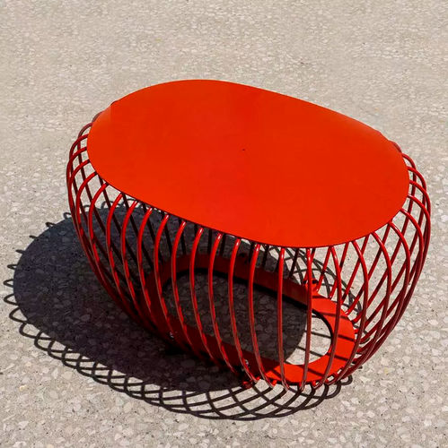 Moderner Couchtisch - BUBBLE - Concept Urbain - Edelstahl / Blech / Gestell aus rostfreiem Edelstahl