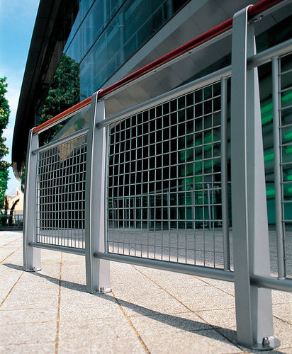 Schutzabsperrung - DELTA  - Concept Urbain - feststehend / Stahl / Edelstahl