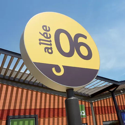 Stahlschild - OR’A - Concept Urbain - Aluminium / für Außenbereich