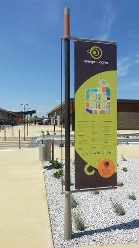 Infotafel für öffentliche Bereiche - OR’A - Concept Urbain