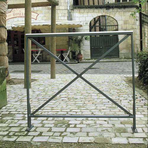Schutzabsperrung - BASIC 1 - Concept Urbain - feststehend / Stahl / Aluminium
