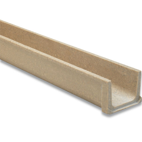 Schlitz-Abflussrinne - EUROSELF - ULMA - ARCHITECTURAL SOLUTIONS - Gitter / Polymerbeton / galvanisiertem Stahlgitter