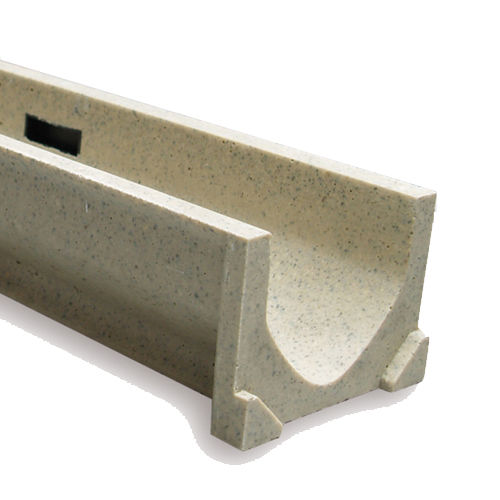 Gitter-Abflussrinne - EUROSELFV+ - ULMA - ARCHITECTURAL SOLUTIONS - Schlitz / Polymerbeton / galvanisiertem Stahlgitter