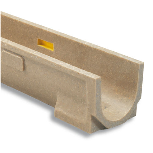 Gitter-Abflussrinne - SELF - ULMA - ARCHITECTURAL SOLUTIONS - Schlitz / Polymerbeton / galvanisiertem Stahlgitter