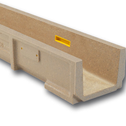 Gitter-Abflussrinne - SELF250 - ULMA - ARCHITECTURAL SOLUTIONS - Schlitz / Polymerbeton / galvanisiertem Stahlgitter