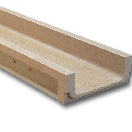 Gitter-Abflussrinne - M200 - ULMA - ARCHITECTURAL SOLUTIONS - Polymerbeton / galvanisiertem Stahlgitter / Gusseisengitter