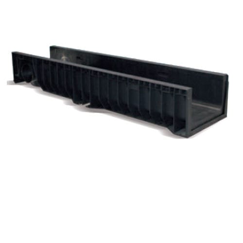Gitter-Abflussrinne - HYDRO250 - ULMA - ARCHITECTURAL SOLUTIONS - Schlitz / Polypropylen / galvanisiertem Stahlgitter